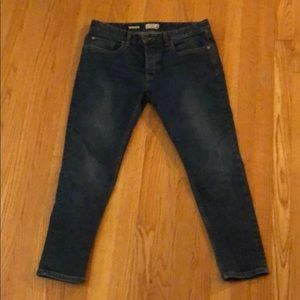Top Man Crop Crop Stretch Skinny Sz 32S
